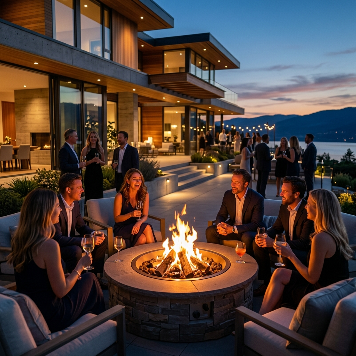 Braai App — Social gathering interface showing circles and community